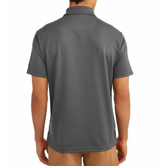 Ben Hogan Mens Performance Golf Polo Shirt SIZE XL‎ Gray Solid Short Sleeve Grey - Picture 10 of 10